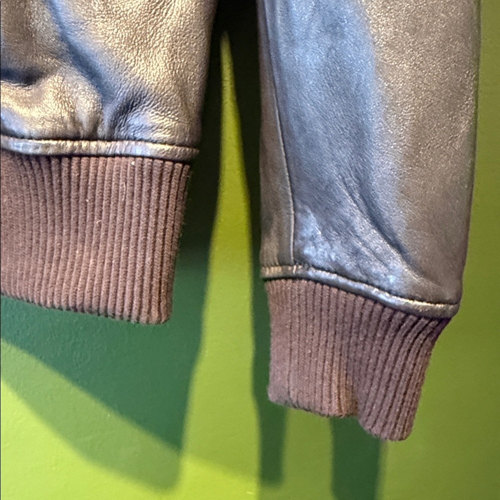 Zara Men's Brown Lambskin Leather Jacket - Picture 4 of 10